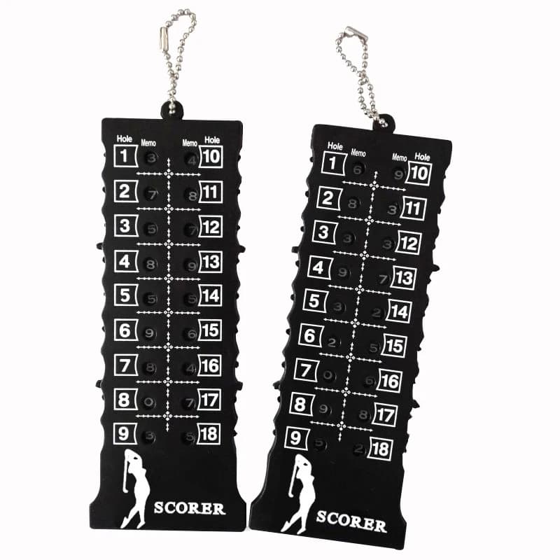 Golf 18-hole Strip Scoreboard Golf Counter Scorer Portable Golf 18-hole Scorer With Bead Curtain