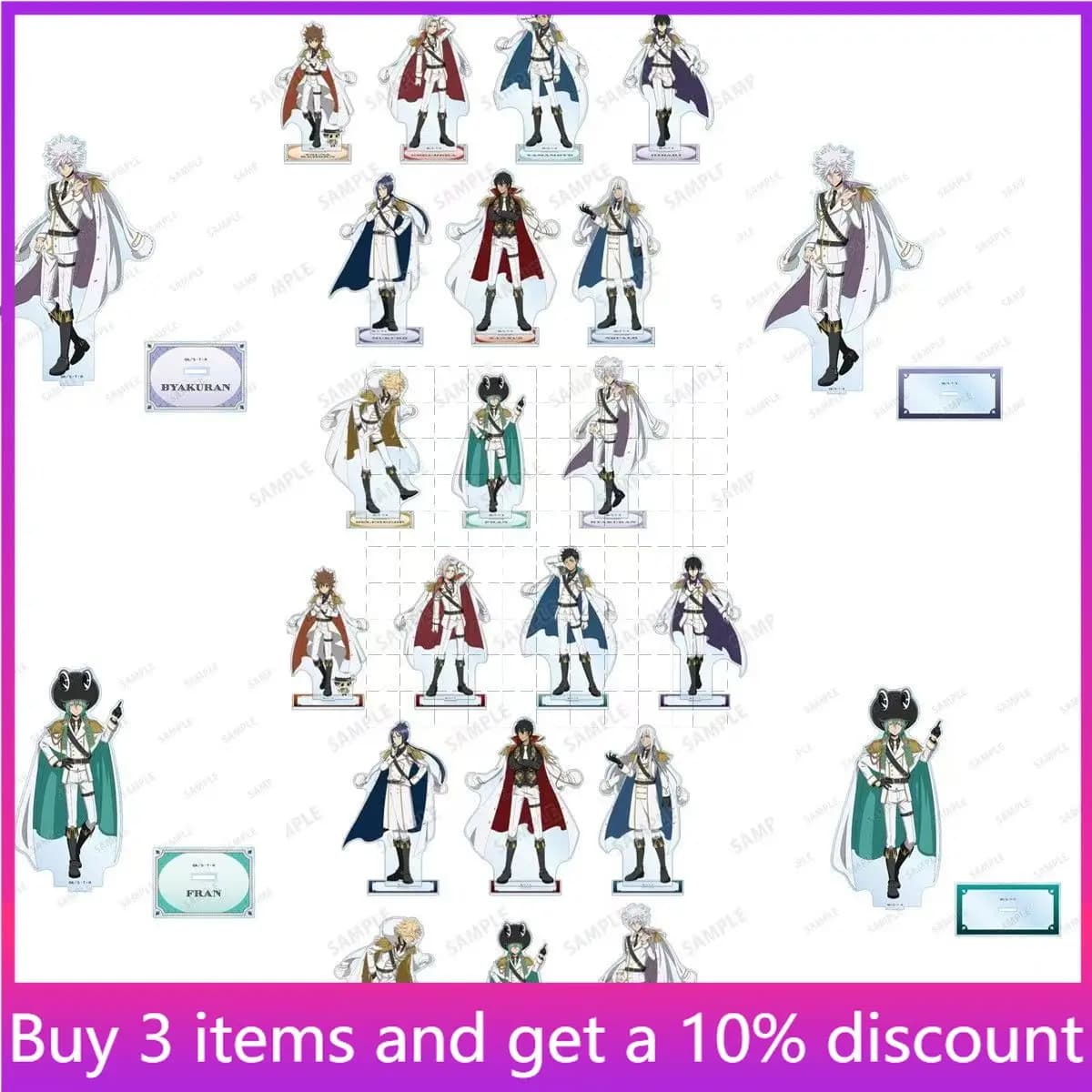 Hitman Reborn! Statuetta Anime Reborn in Acrilico, Figurina di Mukuro Rokudo, Base Espositiva, Giocattoli di Tsunayoshi Sawada, Regalo