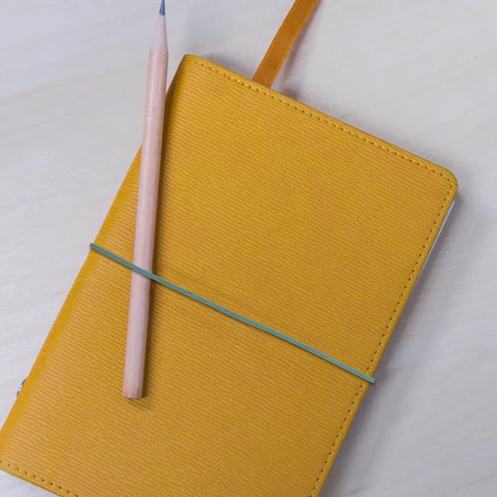 8 Pezzi Fascette Elastiche in Nylon per Quaderni, Chiusura Elastica per Diari, Agende, Organizzazione Documenti, Uso Quotidiano e Viaggi