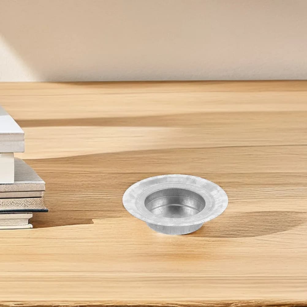 Set di 10 Supporti Decorativi per Barattoli, Coperchi in Acciaio Inox per Barattoli da Conserve, Porta Candele Tealight per Uso Interno