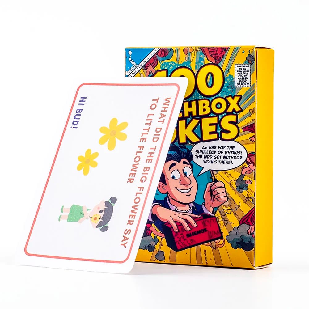 Carte scherzi per bambini da 100 pezzi - Divertenti note per il pranzo con peperoni e enigmi Avviatori motivazionali per la conversazione per viaggi in famiglia