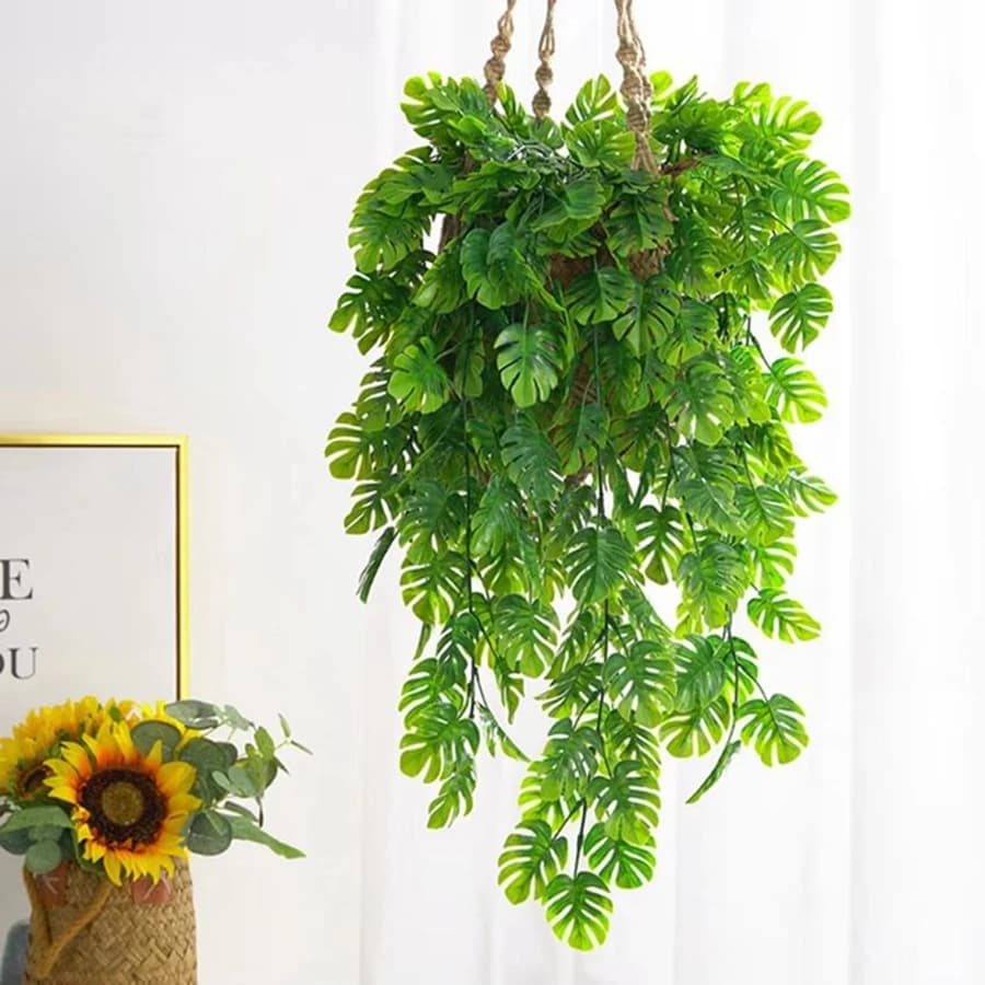 Ghirlanda di foglie di tartaruga artificiali in plastica per matrimoni, decorazione fai da te per archi, tavoli, interni, esterni, giardini, pareti, rattan, regalo