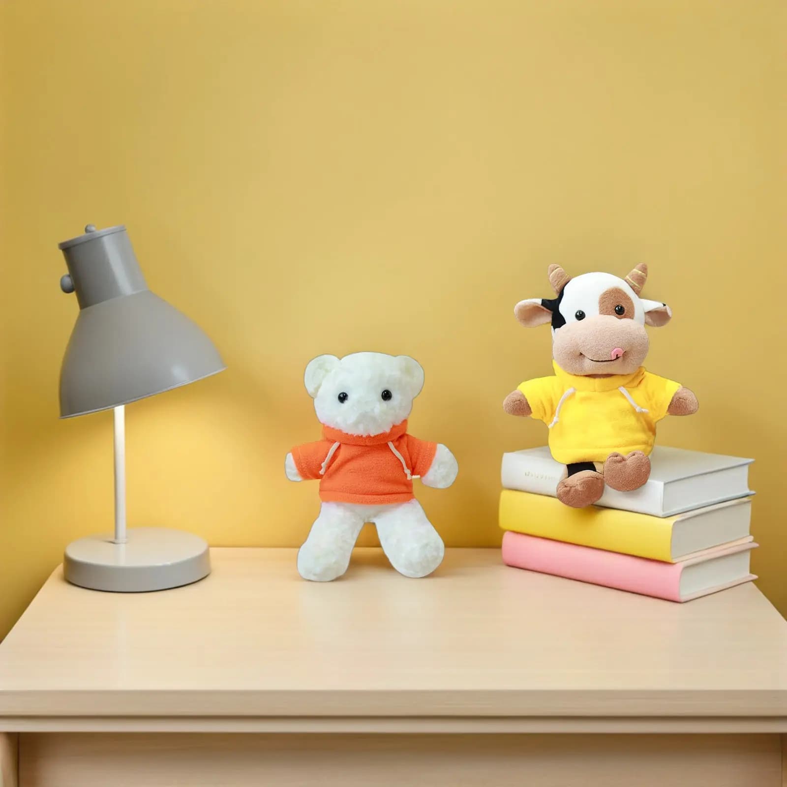 5Pcs Stuffed Animal Clothes Bear Hoodie Set Soft Comfortable Outfit for 20Cm Small Stuffed Animals Festival Birthday Party