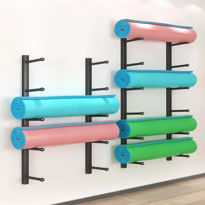 Yoga Mat holders Wall mounted housing Multilayer Basketball holders