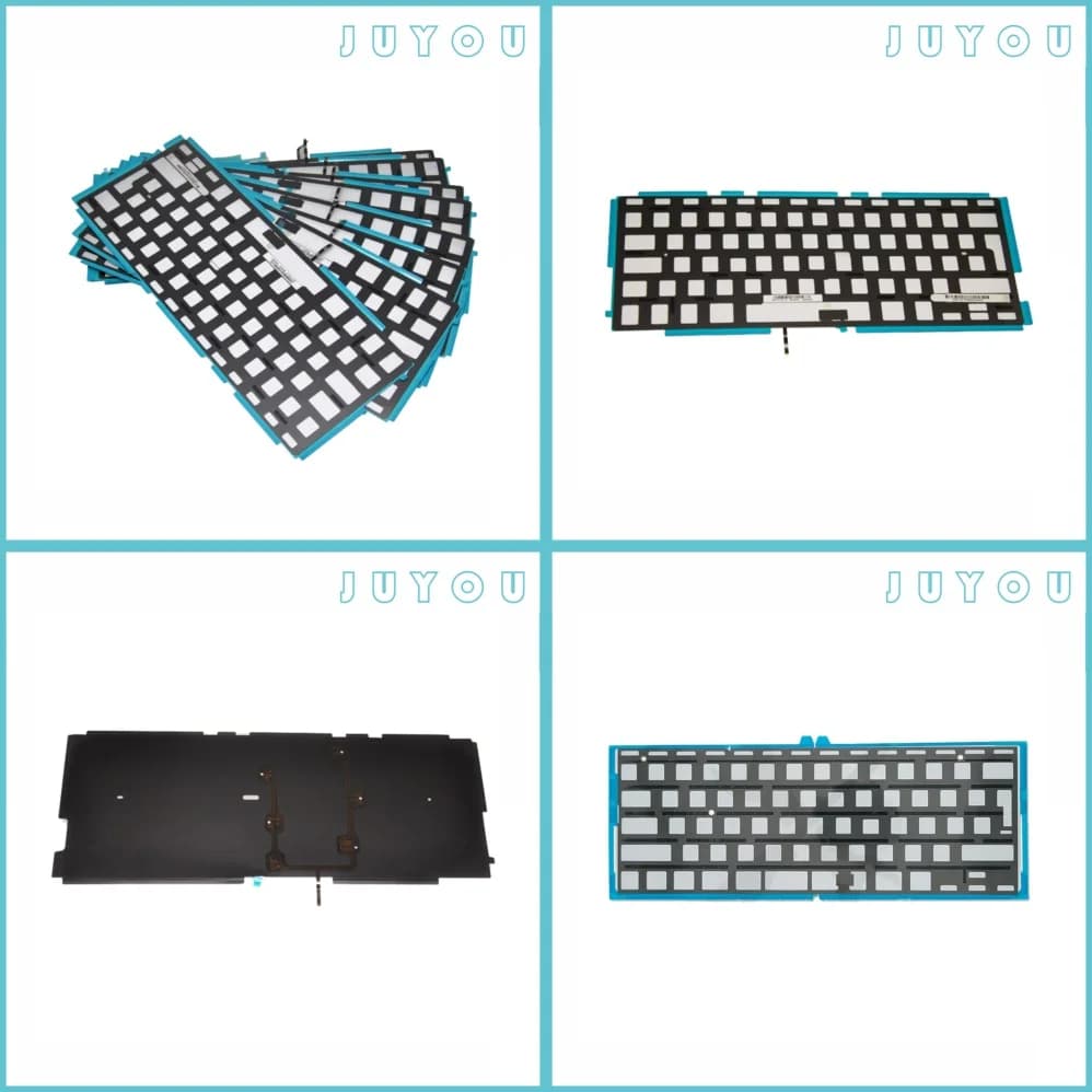 Carta Retroilluminata per Tastiera MacBook Pro Air M1 M2 M3 13 14 16 Pollici, Adesivo Retroilluminato per Laptop Apple Layout UK US