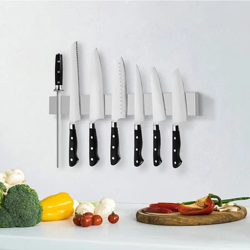 Portacoltelli magnetico professionale portacoltelli magnetico in acciaio inossidabile portacoltelli da cucina 30 40 50 cm accessori da cucina