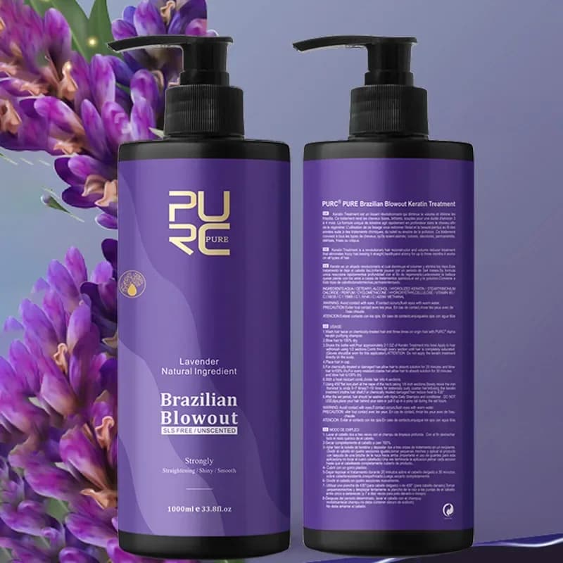 Piastra per il trattamento dei capelli alla cheratina brasiliana Crema lisciante per capelli lisciante per capelli ricci con salone di cheratina naturale