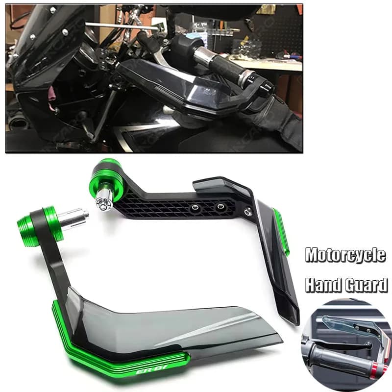 For Kawasaki Ninja ER-6F ER 6F 2006-2020 Motorcycle Modified Windshield Hand Handle Handlebar Protective Cover
