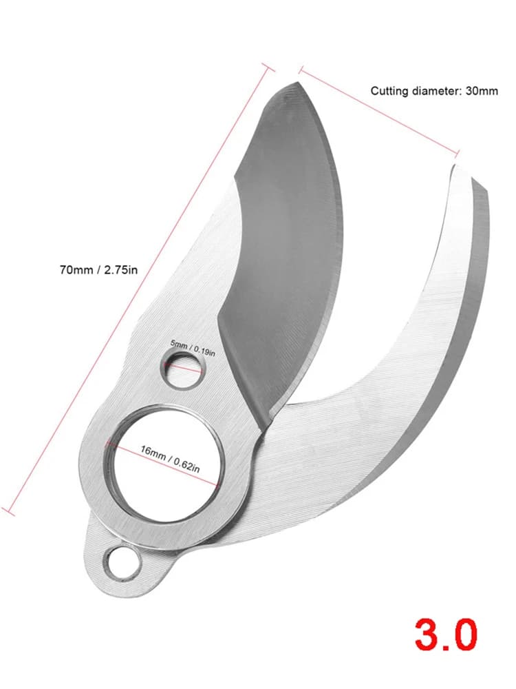 SK5 Cordless cutting blade 30mm electric shears accessory for efficient pruning fruit tree Bonsai pruning branches garden tool