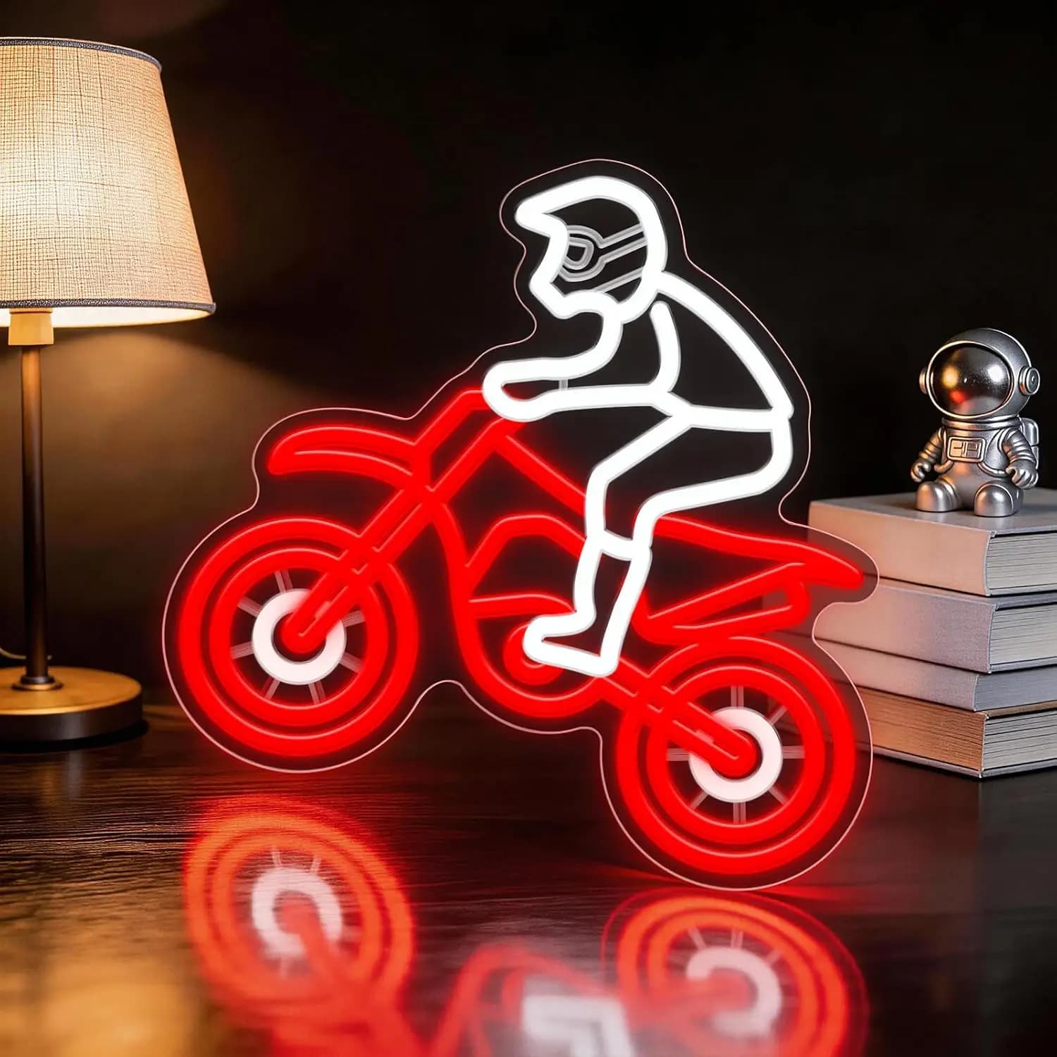 Teaches Bright USB Bicycle Shape LED, Decorative Night Light for Games Room, Bar, Children's Room, Party, Bedroom, Gift Idea
