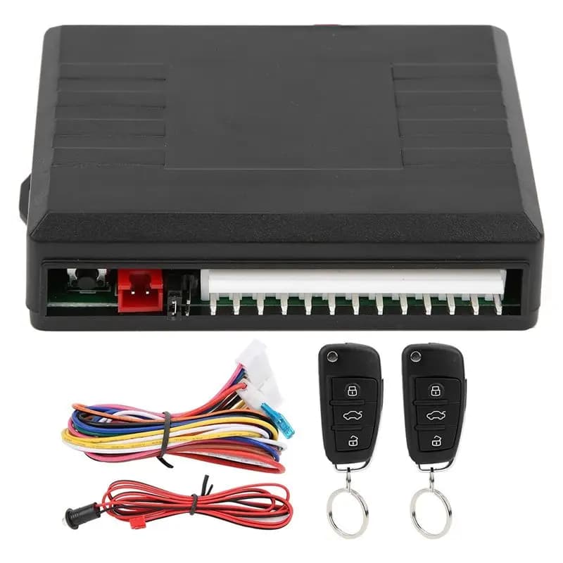 Kit di Chiusura Centralizzata Senza Chiave A73Q per Auto con Sistema di Ingresso Telecomandato e Sistema di Allarme Auto