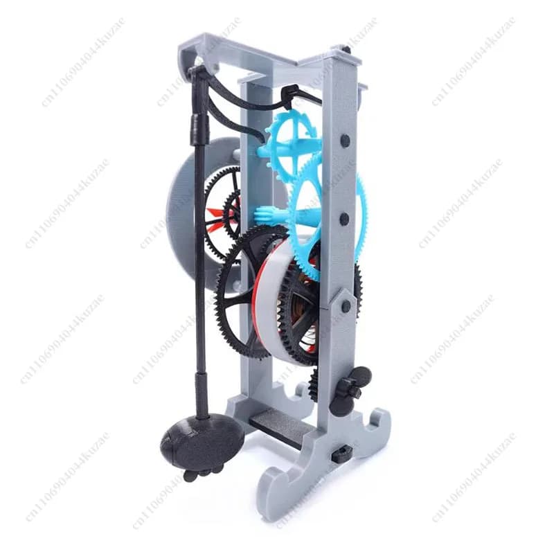 3D Printed Galileo Pendulum Clock Model, Mechanical Physics Teaching Tool for School Lab Experiments