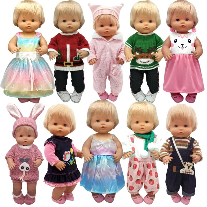 40 centimetri Baby Doll Boy Vestiti Grigio Pagliaccetti Calzino Cappello Per 38 Cm Nenuco Abbigliamento Per Bambole Ropa Y Su Hermanita Giocattoli Indossa