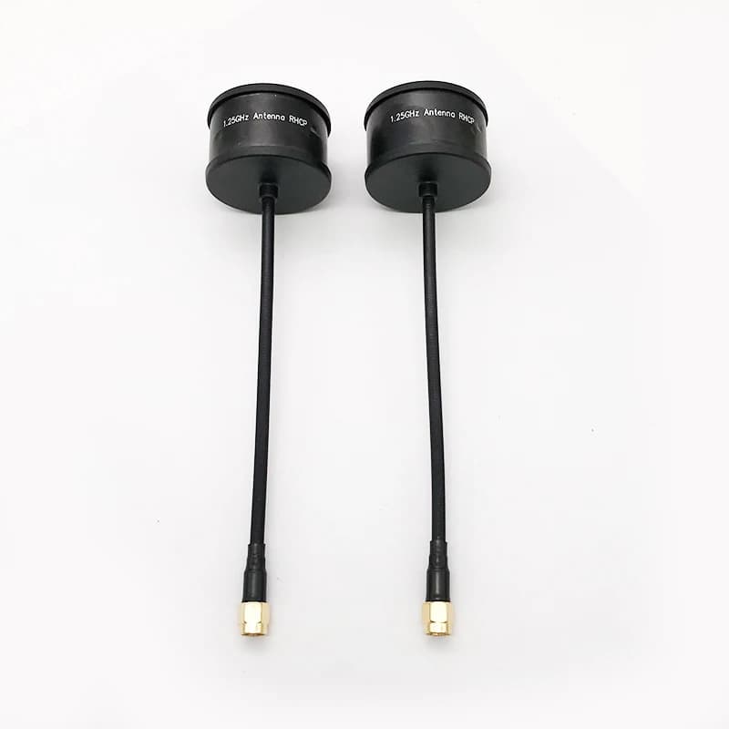 1 pcs 1.2G 1.3G Polarized Omni Antenna High Earning Circle 1.9dbi RHCP SMA/RPSMA for FPV Drone A Long Radiation Model Parts