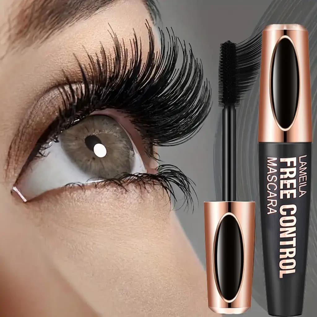 Silk 8d Fiber Eyelash Mascara 1 Piece Thick Waterproof Curling Long Black Extension