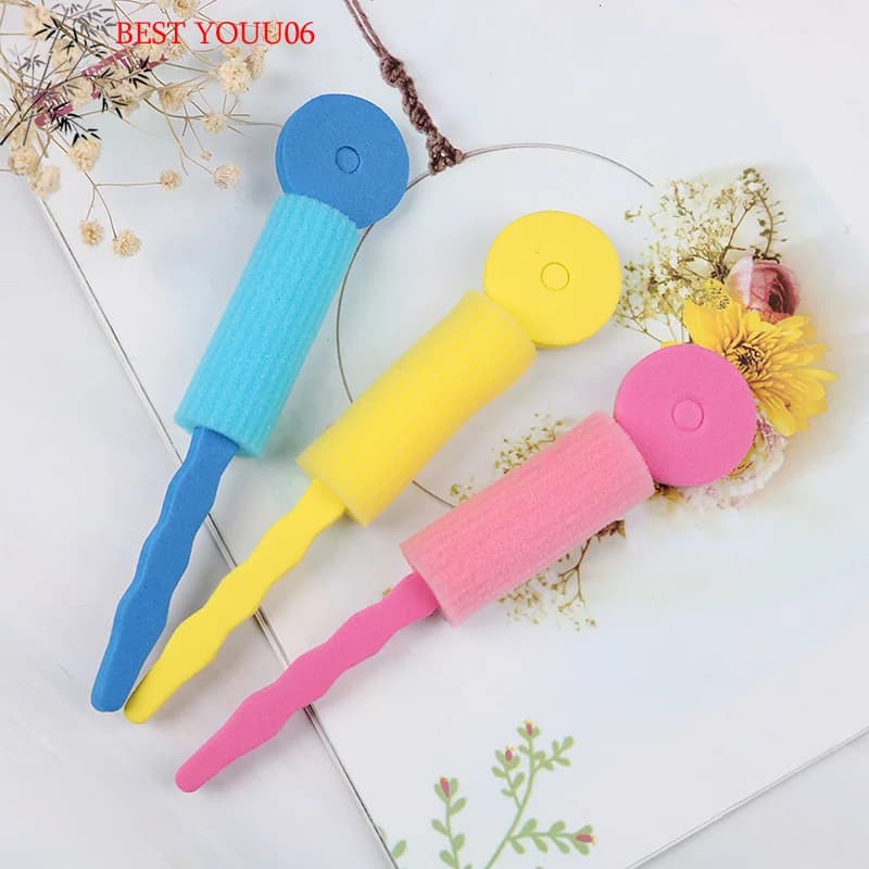 (YOUU06) Set of 3 Flexible Sponge Bigodins, Magic Sticks for Hairstyles, Soft Foam Hairstyles, Fai-da-Te Tool for Women, 16.7 cm