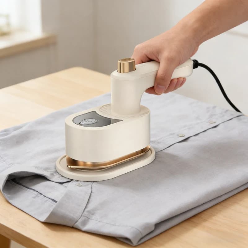 Ferro da Stiro a Vapore 2 in 1 Pieghevole, Portatile, Elettrico, Mini Ferro da Stiro per Casa e Viaggio, Strumento Magico per Stirare, Utensile Pratico per la Casa
