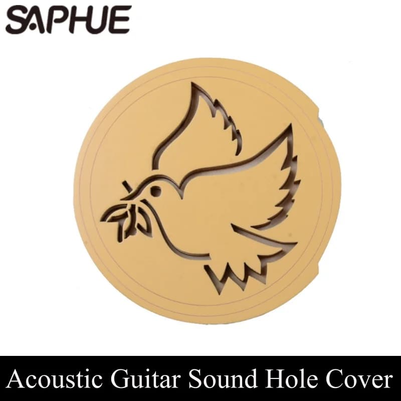 Blocco porta buca per chitarra multi tipo con copertura per buca in legno per chitarra acustica da 41 pollici
