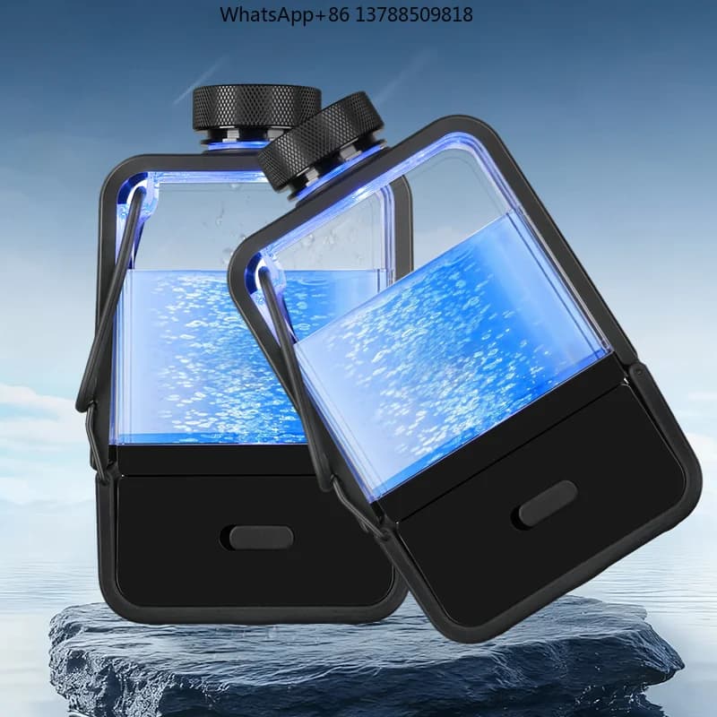 Generatore di Acqua Ricca di Idrogeno 350ml, Ionizzatore d'Acqua Alcalina con Tecnologia PEM, Bollitore per Acqua Idrogenata