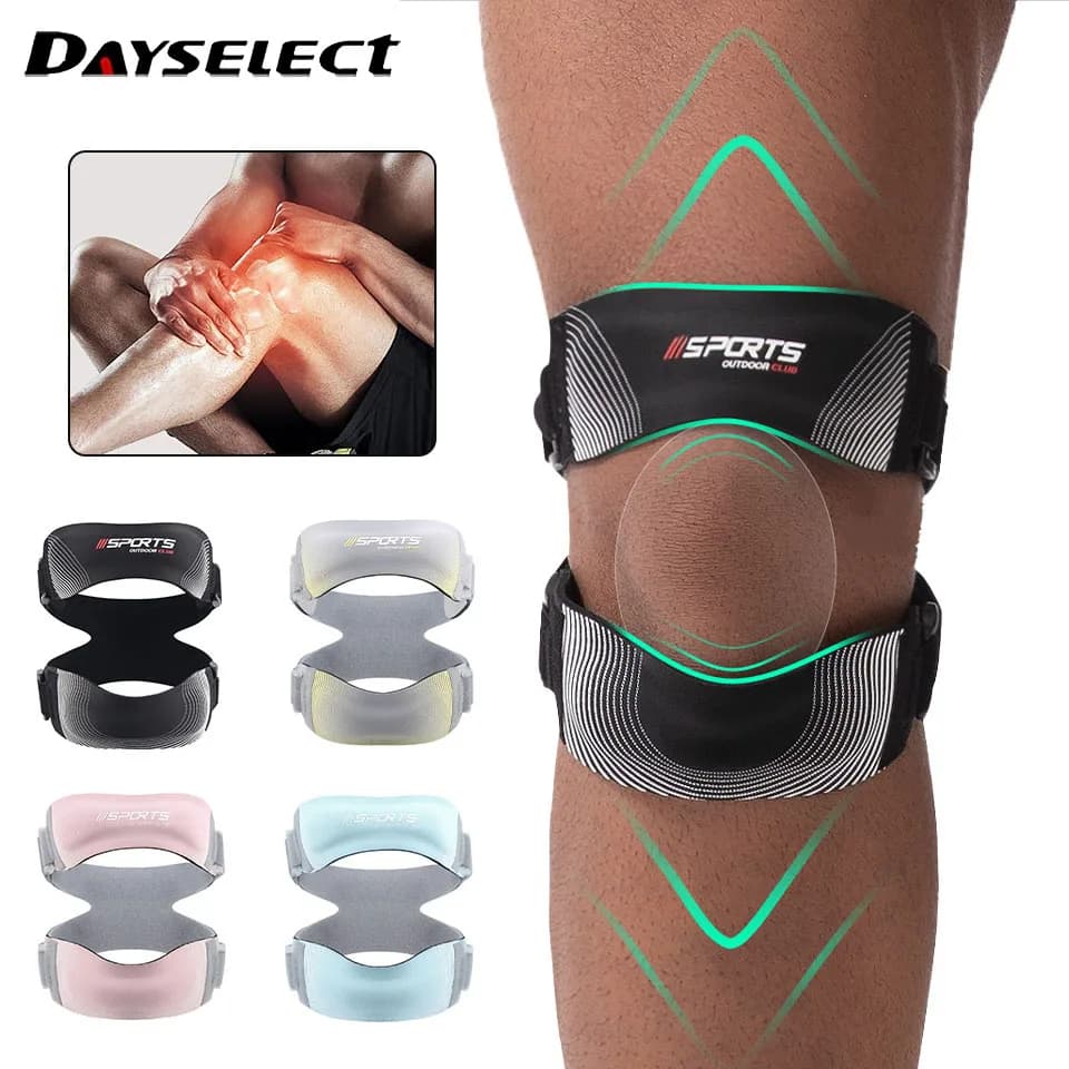 1 Pz Patella Ginocchiera Regolabile Compressione Ortopedica Tendine Patellare Cinghia di Supporto Pro Menisco Strappo Patella Pad Uomo Donna