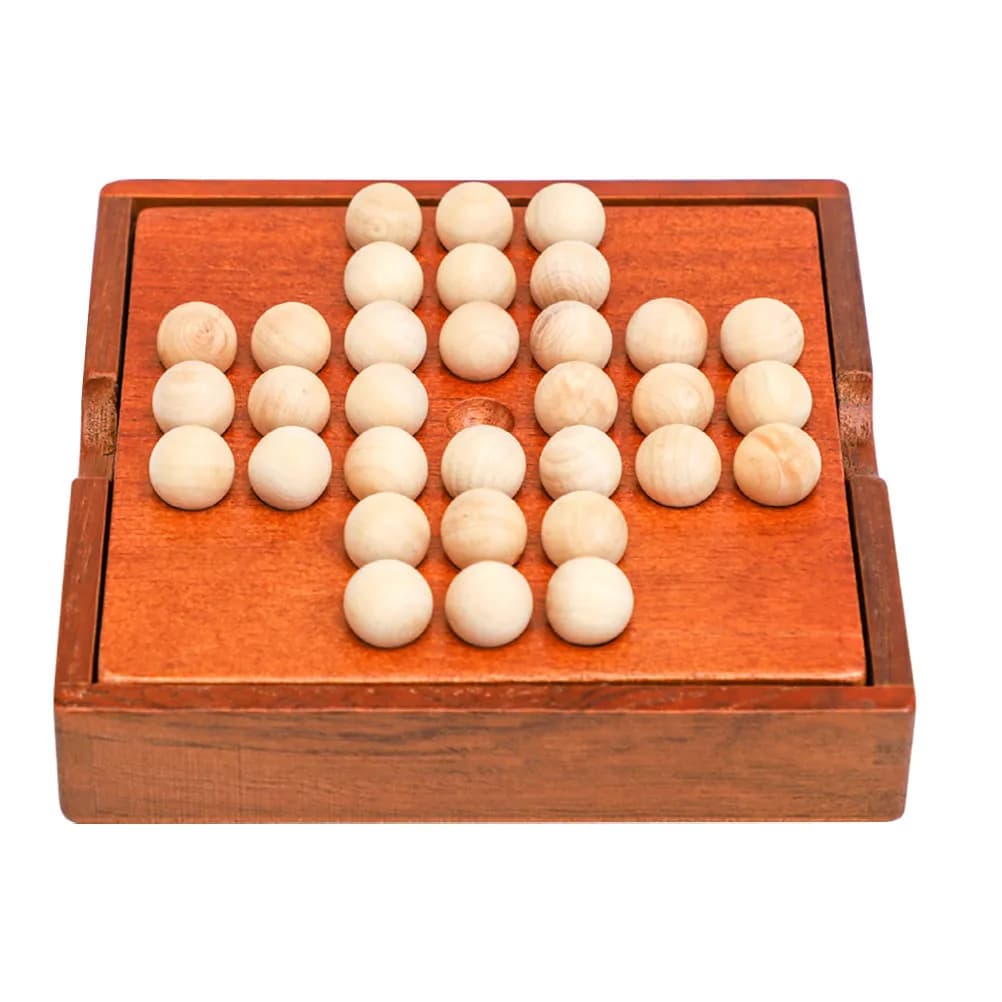 Set di Scacchi in Legno con Scatola Portaoggetti, Gioco Educativo Multifunzionale per Bambini