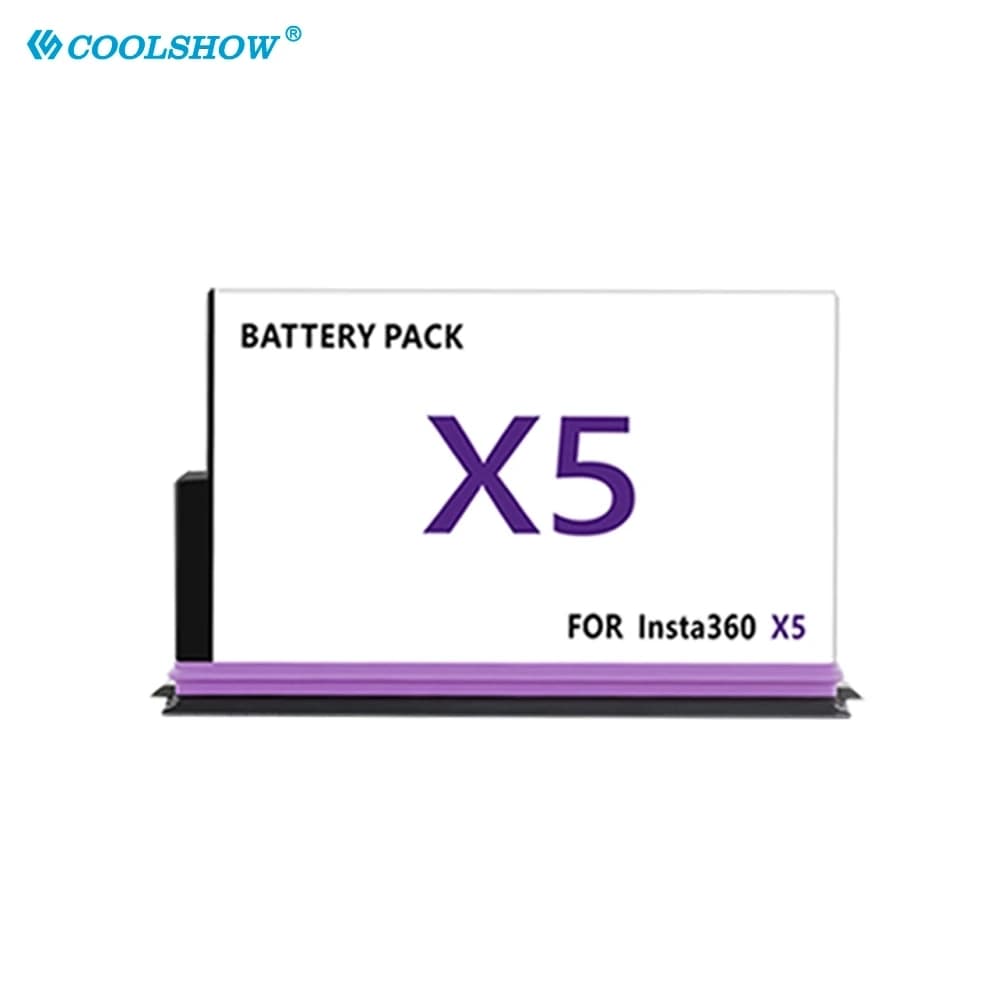 Batteria per Insta 360 X5 Scatola batteria Fotocamera 360 Azione panoramica Accessori 2800mAh per batterie Insta360 X5