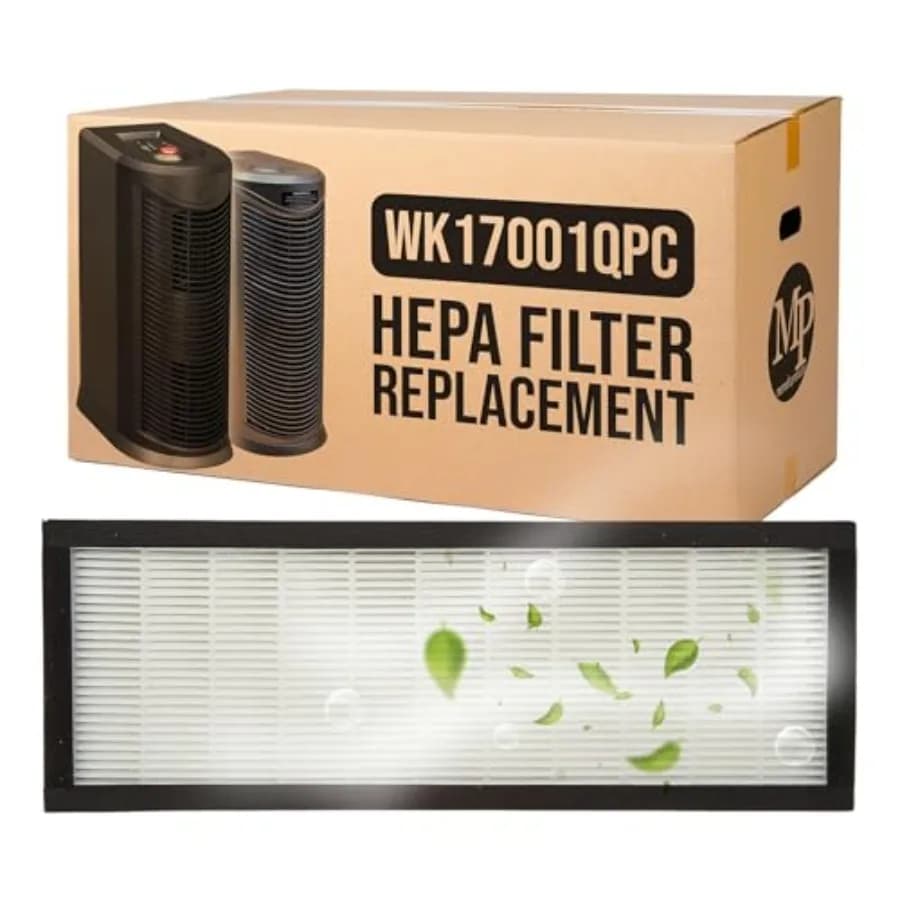 WK17001QPC Filtro HEPA di ricambio per purificatore d'aria Oreck V35729 - Per polvere e particelle Filtro HEPA premium Design durevole Ea
