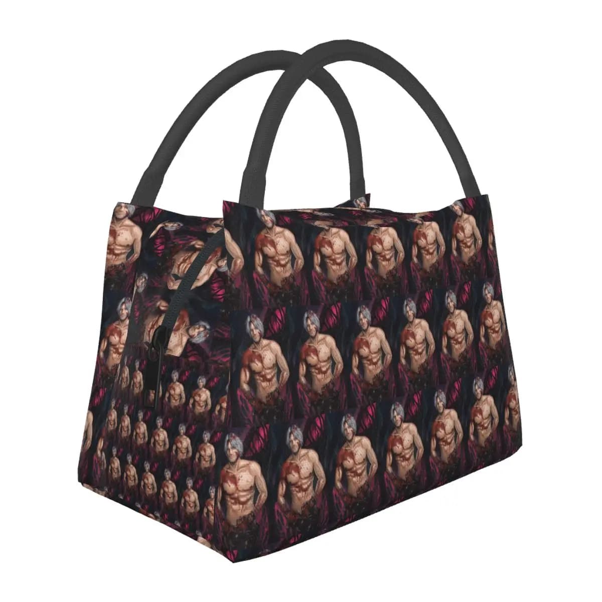 Borsa termica per il pranzo Dante Devil May Cry per donna, contenitore portatile per alimenti, borsa termica per il pranzo