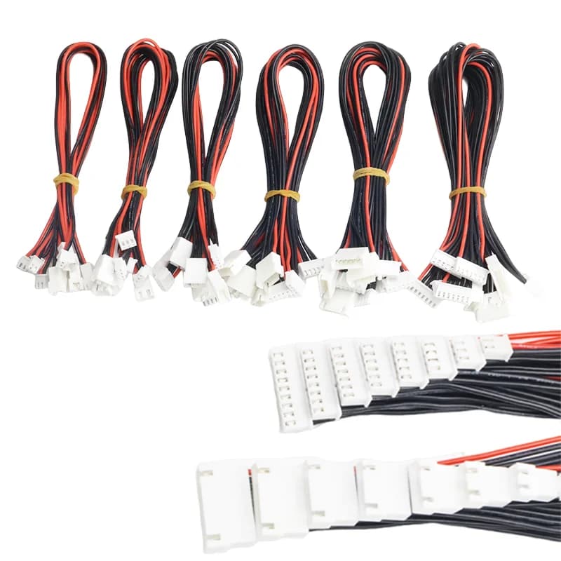 5pcs/lot JST-XH 1S 2S 3S 4S 5S 6S 20cm 22AWG Lipo Balance Wire Extension Charged Cable Lead Cord for RC Lipo Battery charger
