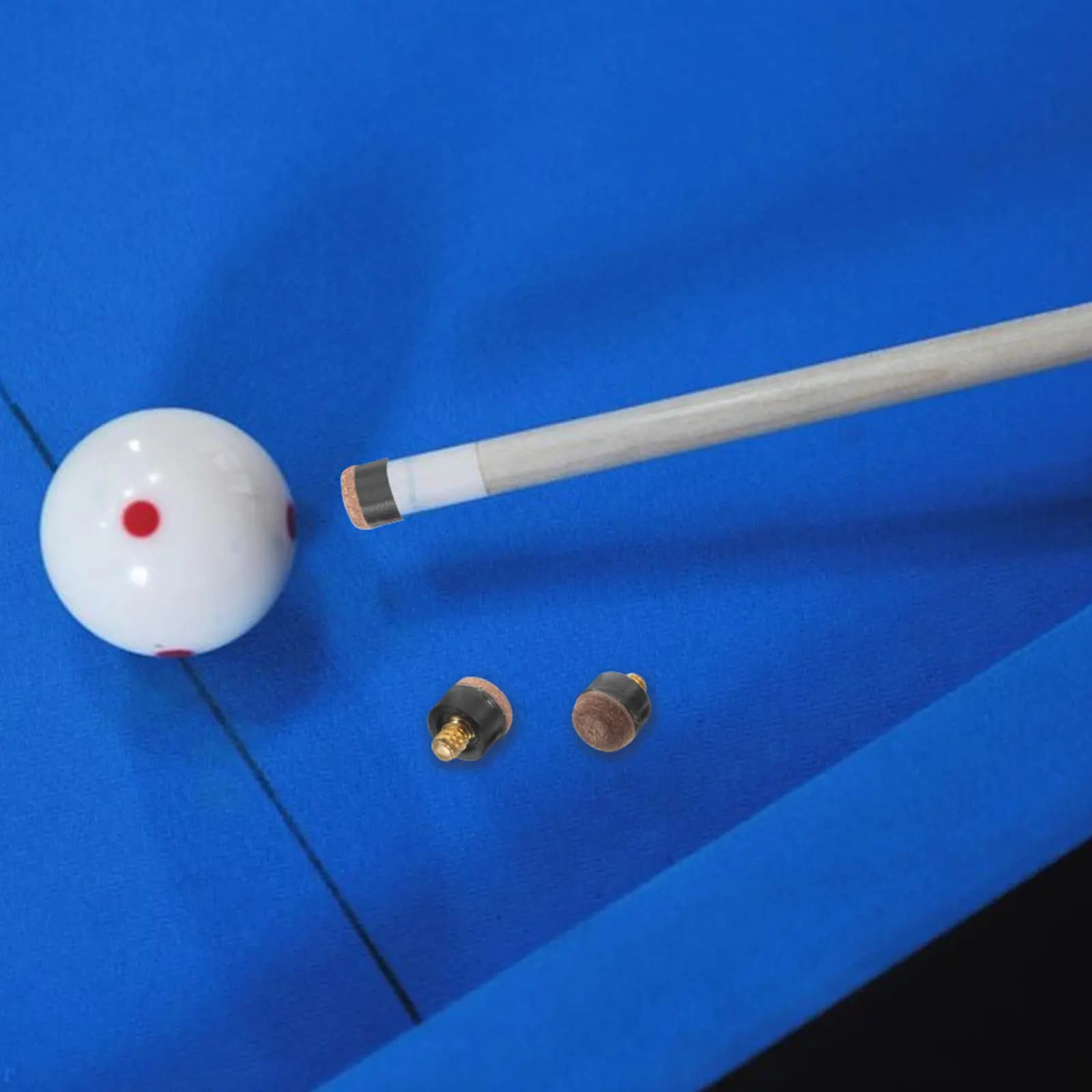 25 Pezzi Punte di Ricambio per Stecche da Biliardo, Avvitabili, Resistenti all'Usura, Facili da Installare, per Biliardo e Snooker