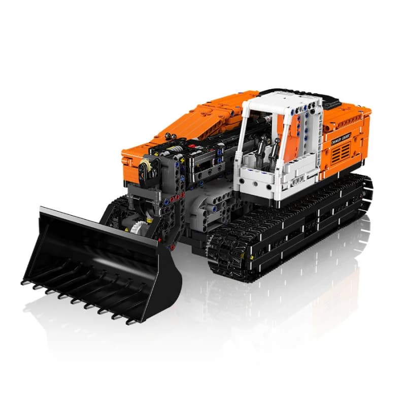 Mould King 17054 1423+ PCS Building Blocks Kit Pneumatic Front Loader, APP/RC Engineering Model for 14+ Adults & Teens