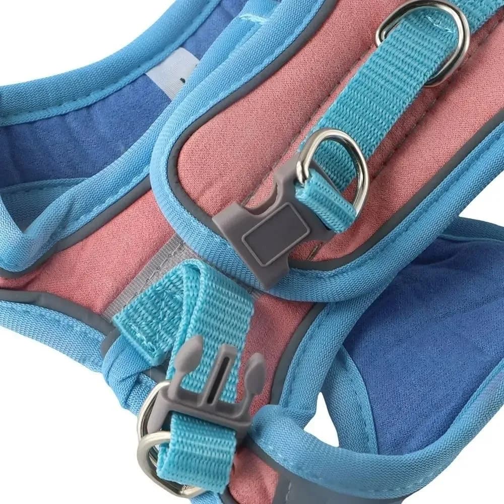 Comfortable Soft Vest Pet Towing Rope Anti Slip Adjustable Cat Harness Escape Proof Dog Leash Outdoor