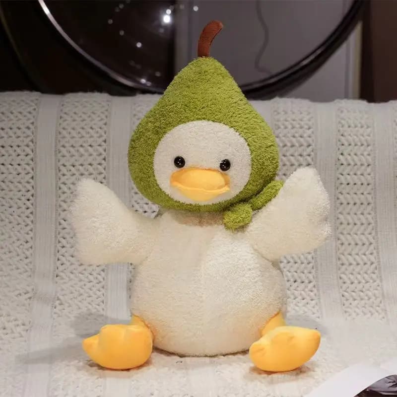 30/40 centimetri Simulazione Nuovo Divertimento Pera Anatra Bambola Farcito Peluche Del Fumetto Anime Cuscino Carino e Divertimento Bambola per il Regalo Di Compleanno dei bambini