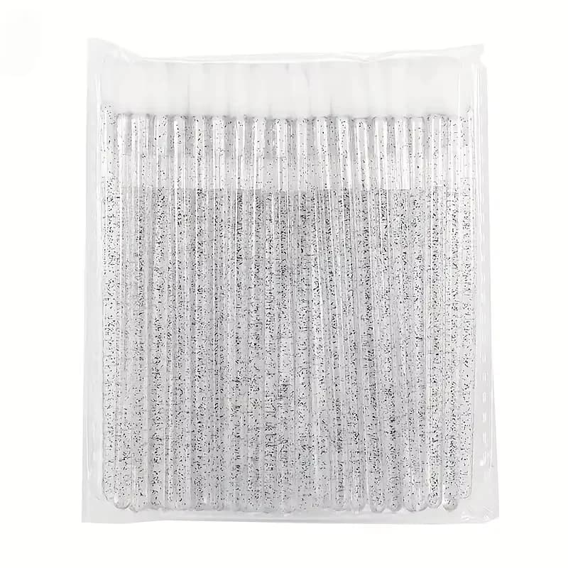 Wholesale 50 pcs removal mascara cleaning applicator makeup brushes for extension lashes brush for individual lips