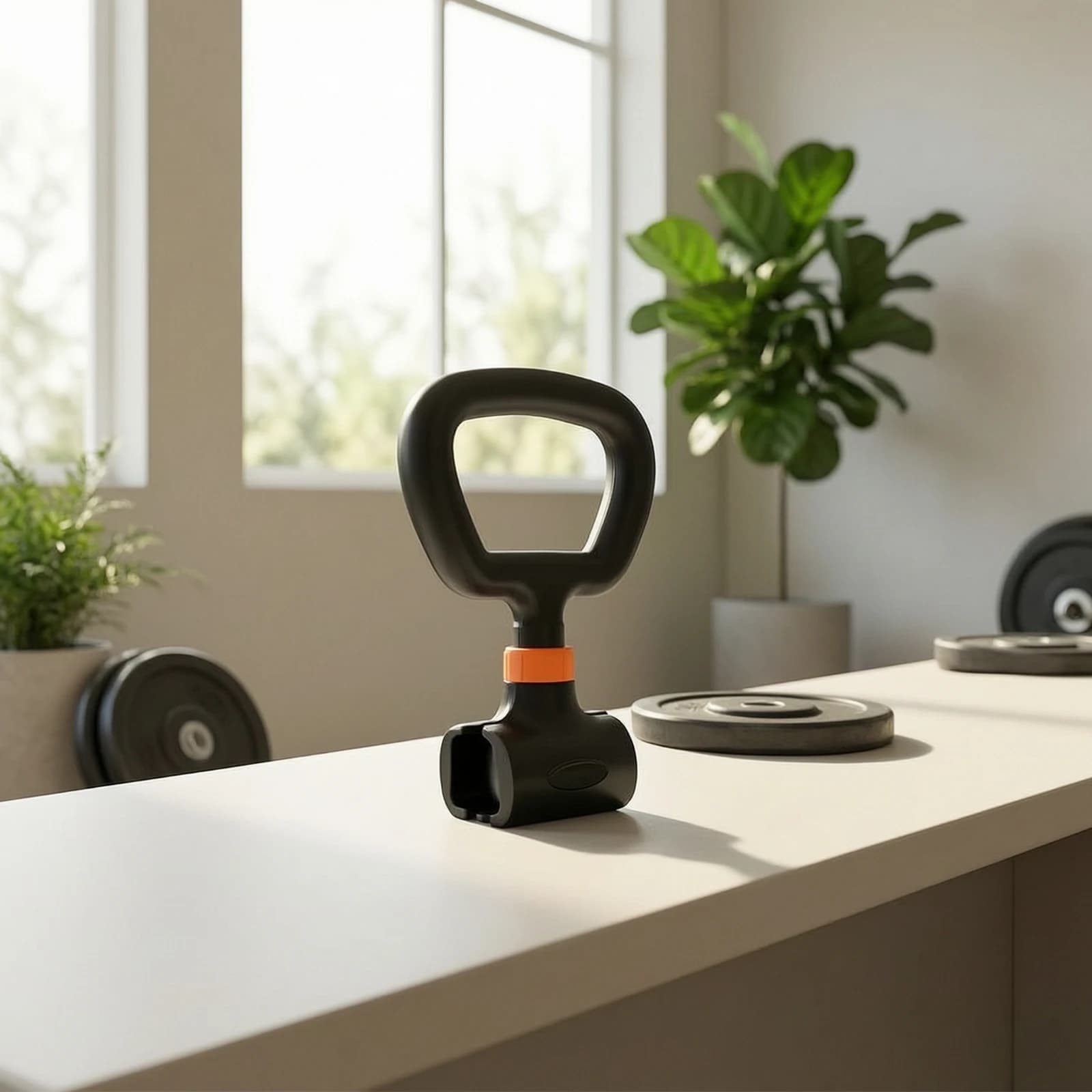 Dumbbell to Kettlebell Handle Ergonomic Kettlebell Handle Training Accessory Portable Fitness Equipment Lightweight