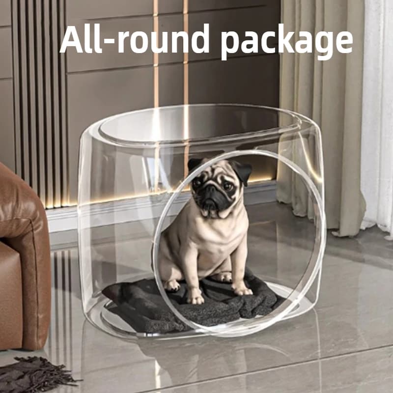 Space Capsule Cat Nest Semi Enclosed Washable Breathable Cat House Villa Moisture-proof Cat Bed Large Pet Supplies Accessories