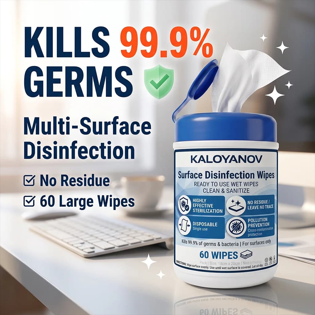 All Multi-Purpose Surface Cleaning Wet Wipes Disposable Household Cleansing Towels Quick-Drying Antibacterial Sanitizing Tissues