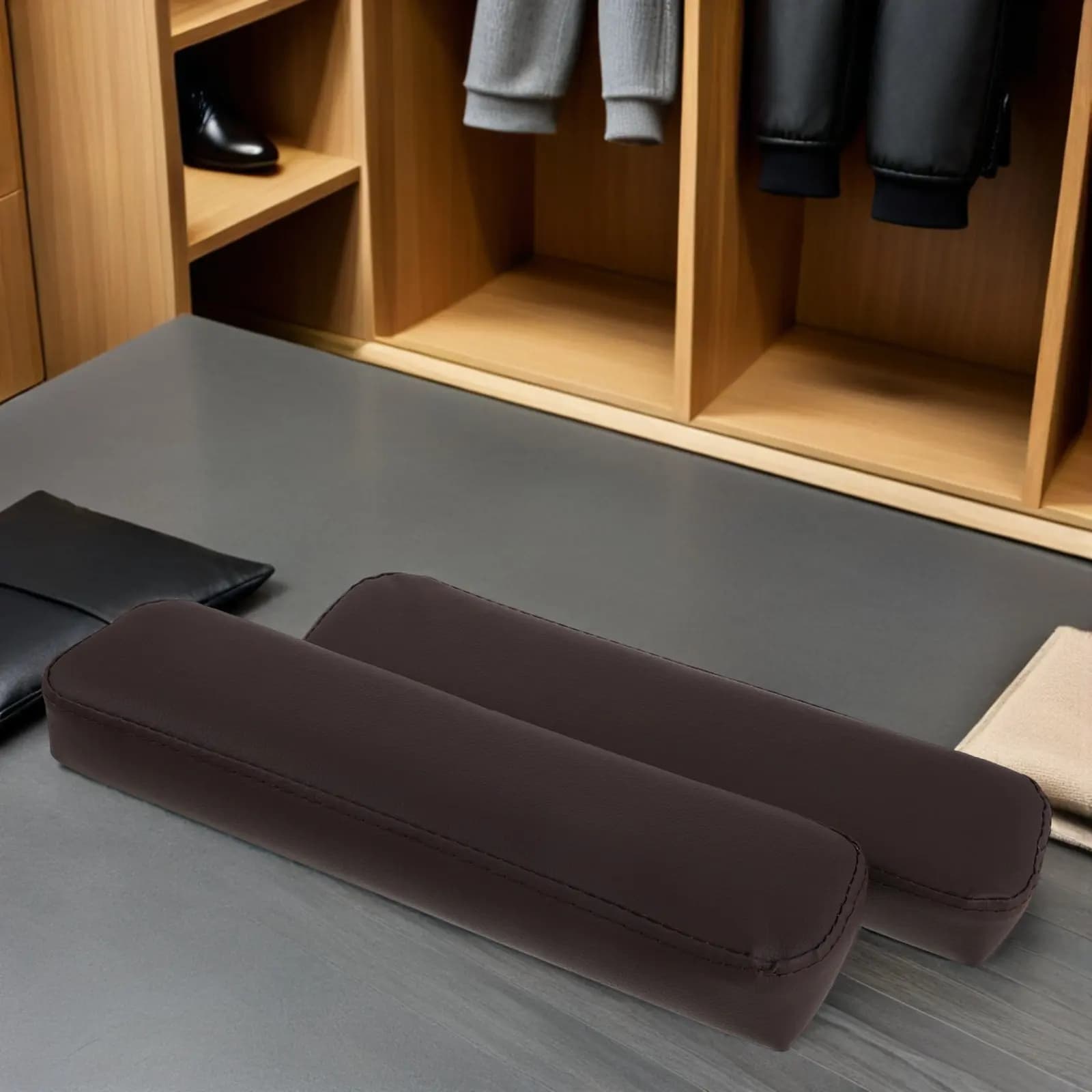 2 Pezzi Cuscino Ergonomico di Supporto per Braccia per Lettino da Massaggio, Salone di Bellezza, Spa - Poggiabraccio Imbottito in Spugna Morbida Rialzato