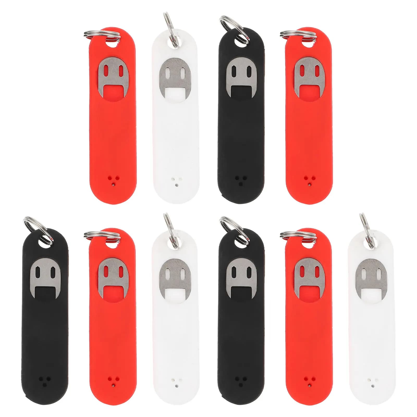 10Pcs Sim Card Ejector Pin Tool Set High Toughness Iron Silicone Material Universal for Smartphones Tablets Sim Tray Remover