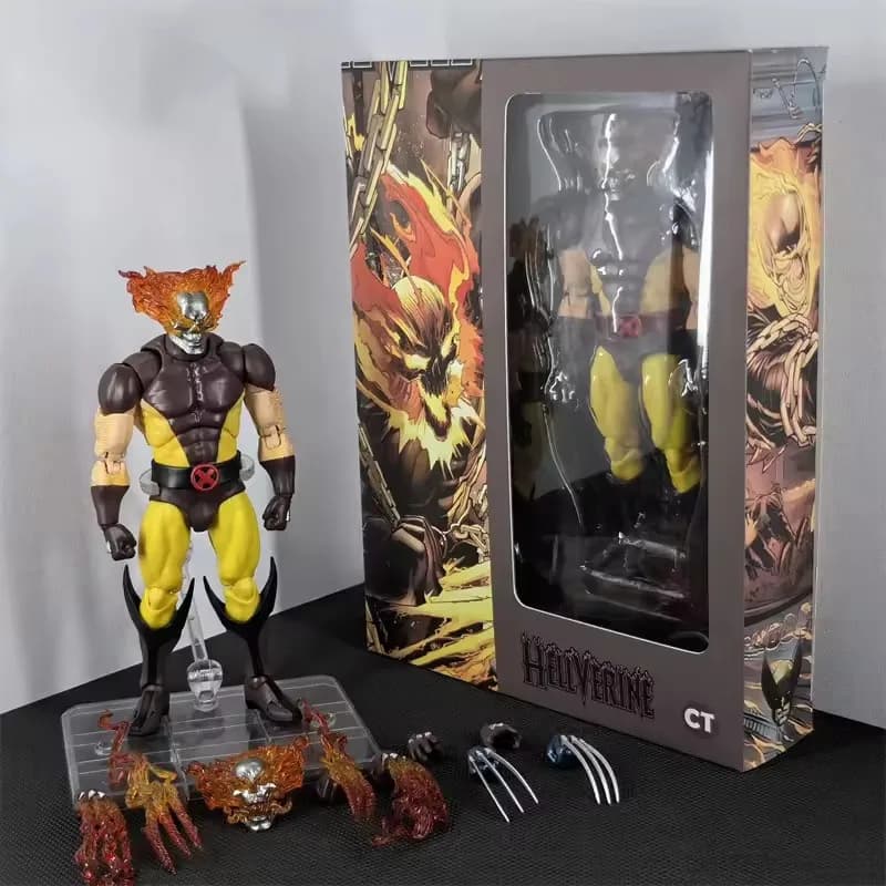 Ct Toys In Stock Figura Hellverine Wolverine Mafex 096 138 X-Men Anime Action Figure Statuetta Modello da Collezione Giocattolo Regalo