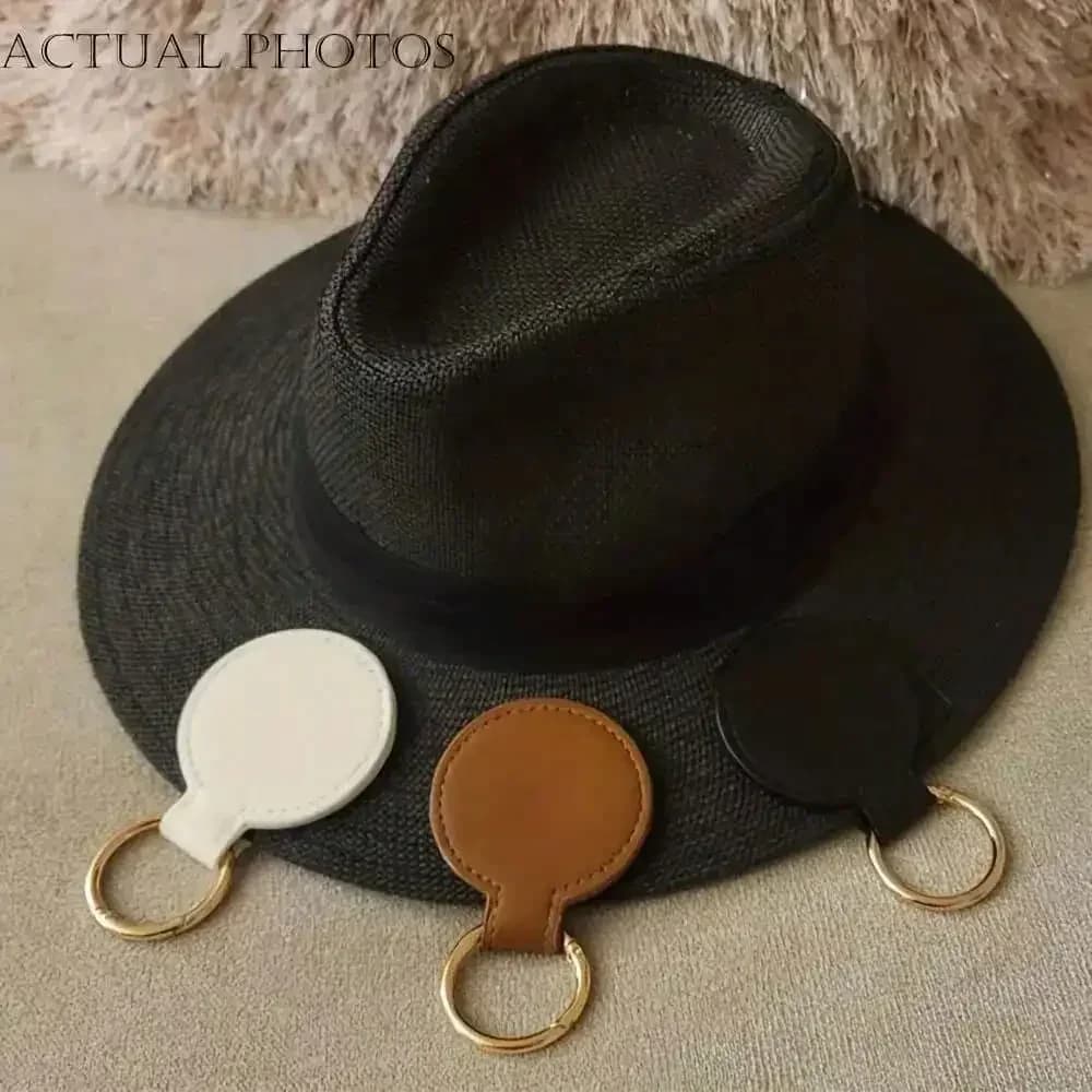Forte clip magnetica per cappello per borse da donna Zaino Bagagli da viaggio Accessori in pelle PU per esterni Studenti universitari Uomo Donna Unisex