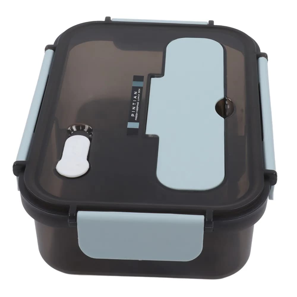 Cute PP Insulated Lunch Box 2 Compartment 1.1L Bento Lunch Box Leakproof Lunch Box For Picnics