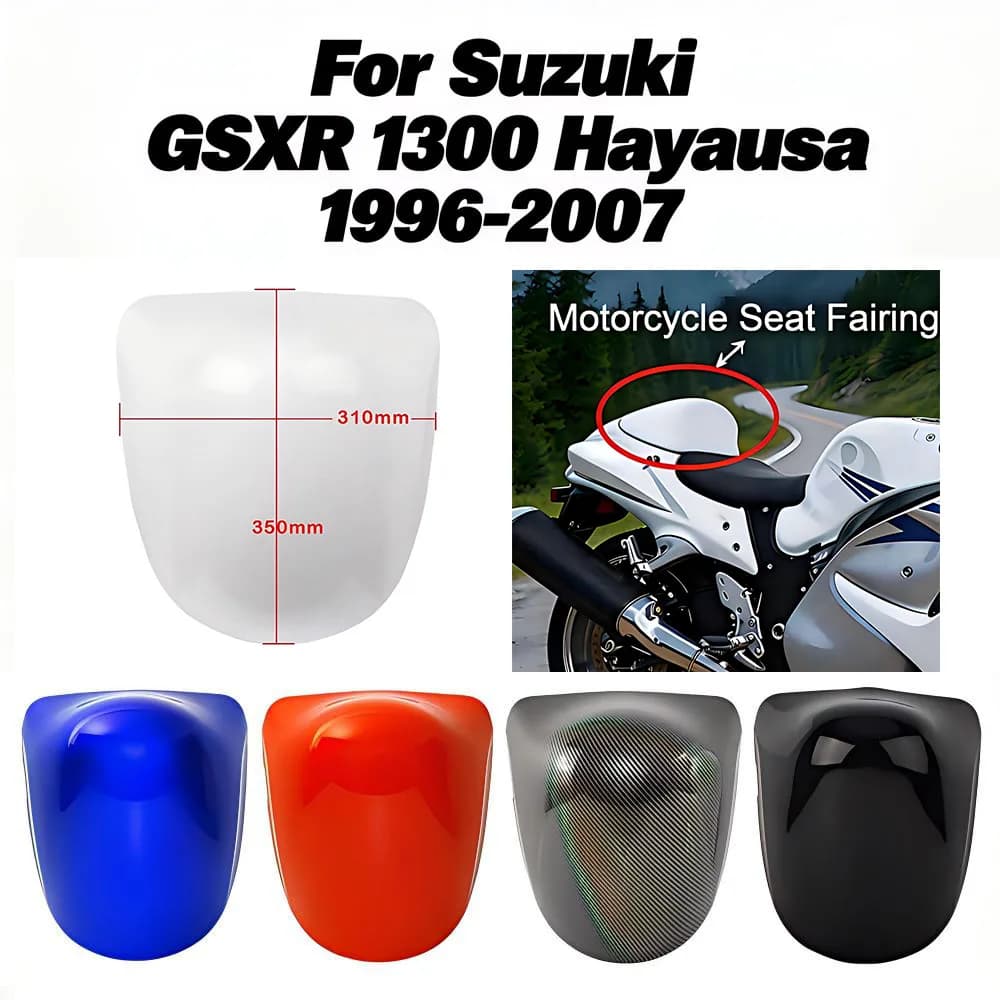 Copertura Posteriore del Sedile Passeggero per Moto Suzuki GSXR 1300 Hayabusa GSXR1300 1996-2007, Accessori per Moto