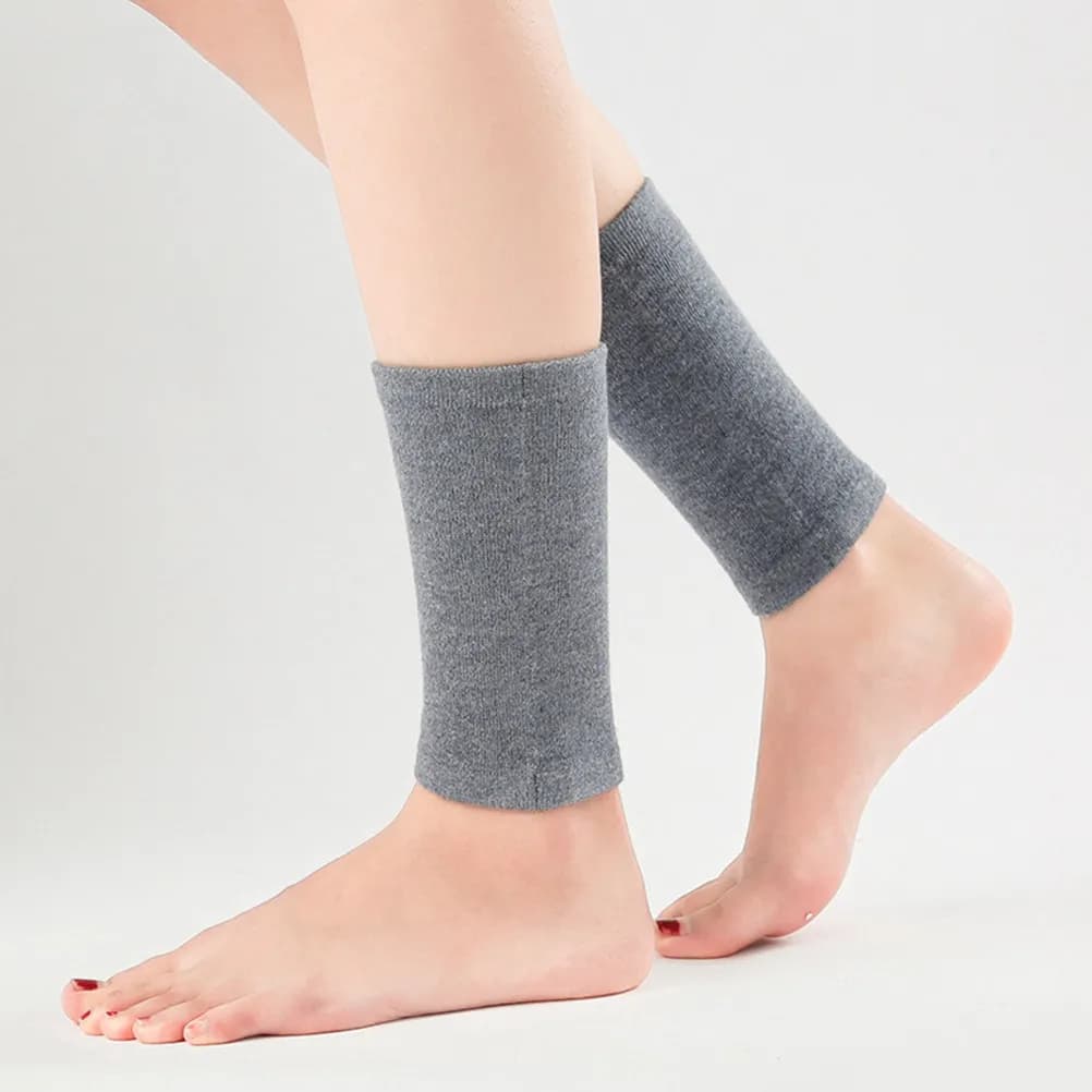 Calza per Piede in Lana Traspirante per Yoga, Calzino Caldo Regolabile per Caviglia, Copripiede Sportivo per Pallavolo, Golf, Tennis