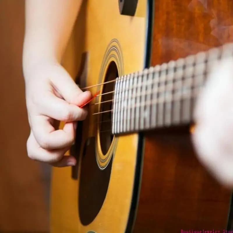 E1PE Handmade DIY Keychain Pendant Mold DIY Guitar Thumb Finger Picks UV Epoxy Mold