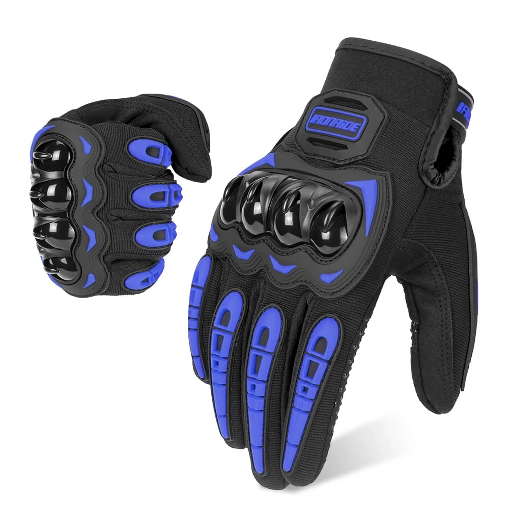 Guanti da moto Touch Screen Guanti da corsa traspiranti per adulti Motocross con dita intere Guanti da equitazione per bicicletta da moto