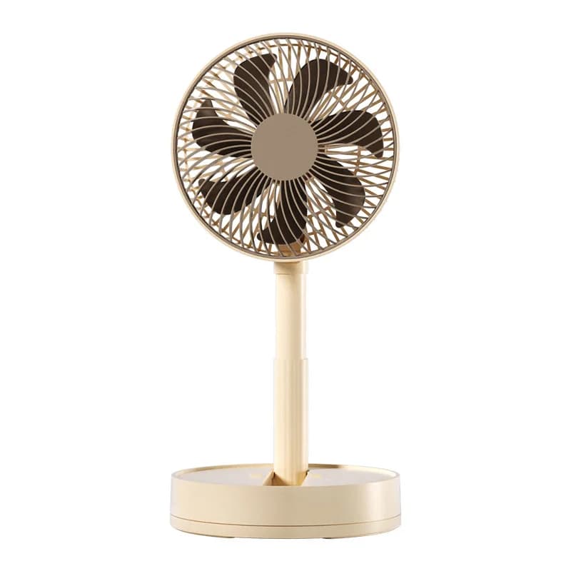 Office desktop small fan 8 inch foldable retractable shaking head portable USB electric fan low noise