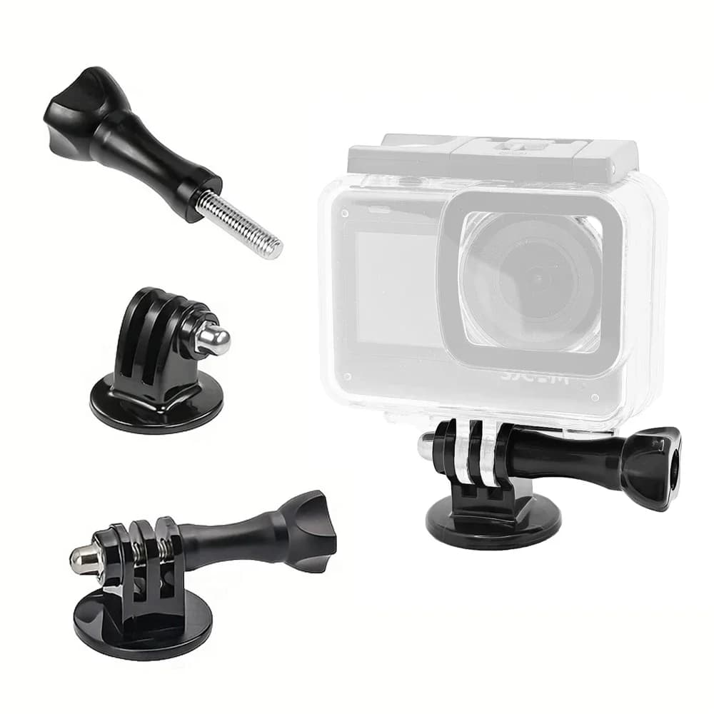 Kit Accessori 9-in-1 con Base per Treppiede e Adattatore a Vite per GoPro Hero 9 10 11 12 13, Insta360, SJCAM, AKASO, DJI Osmo Action Camera
