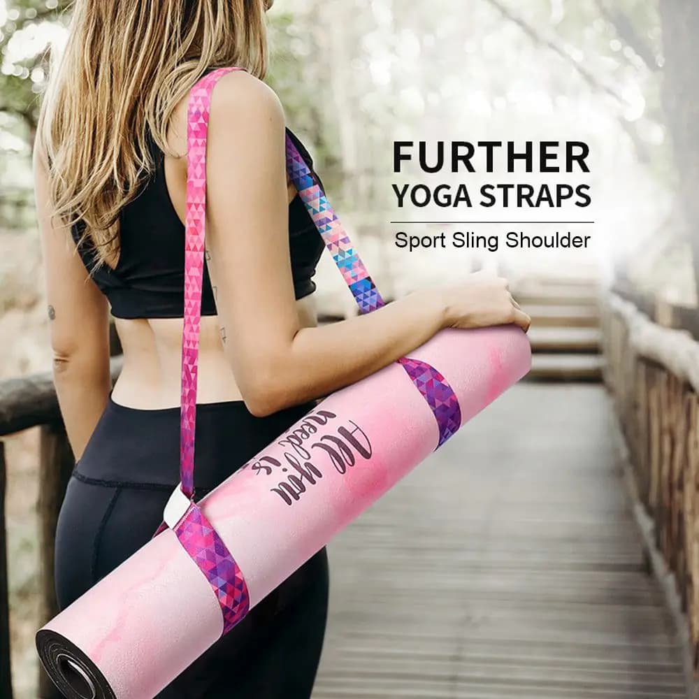 Fitness Exercise Stretch Sports Accessories Sport Sling Shoulder Yoga Belt Carry Straps Yoga Mat Strap Belts
