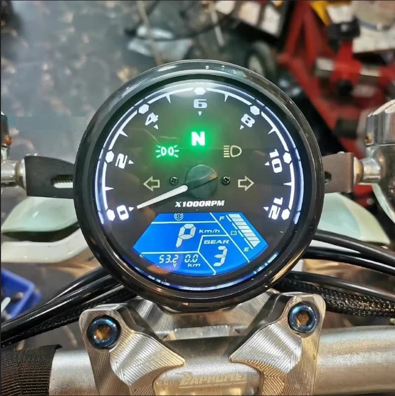SCOOTER DISPLAY Miracle Niu Xiaoniu Electric Motorbike Retro Pointer Instrument DIY PART FIT for FARDRIVE ONE Line Speed 30-100v